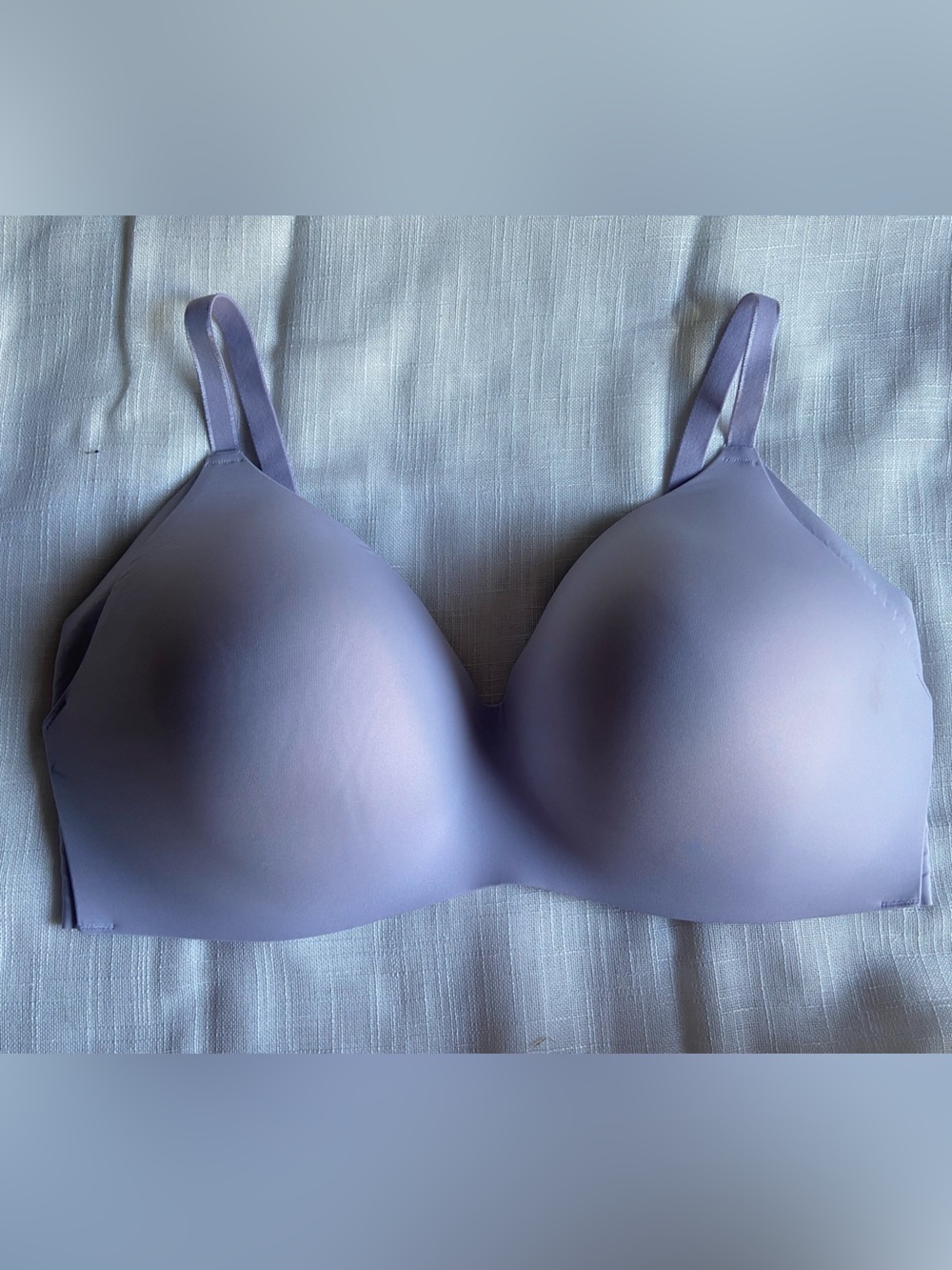 Knix Size 8 WingWoman Molded Cup Bra Wirefree Wireless Purple Sz 8 40-42 D-E